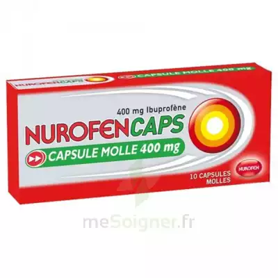 Nurofencaps 400 Mg Caps Molle Plq/10 à UGINE