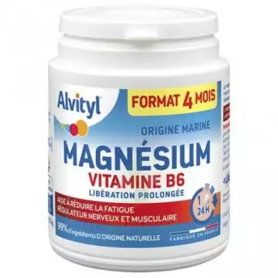 Alvityl Magnésium Vitamine B6 Libération Prolongée Comprimés Lp Pot/120 à UGINE